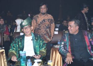 Sandiaga Uno menghadiri acara Launching Calender of Event Riau 2024, 11 terkait Kegiatan Jadi Event Pariwisata di Kabupaten Bengkalis