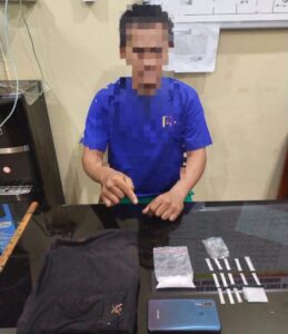 Tim Opsnal Sat Res Narkoba Polres Dumai Ringkus Seorang Penyalahgunaan Narkotika Jenis Sabu