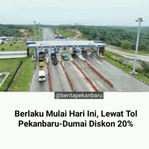 PT Hutama Karya (Persero) (Hutama Karya) memberlakukan diskon Mulai 20% di Jalan Tol Trans Sumatera