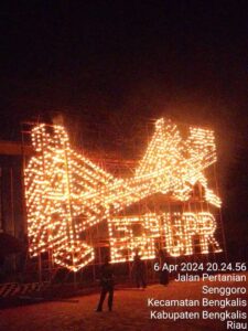 Dinas PU Penataan Ruang (PUPR) Gelar Festival lampu colok