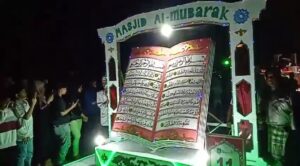 Juara I Festival Lampu colok Bengkalis,di raih Desa Pangkalan Barat Dusun Karya Bakti kec.Bengkalis 