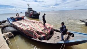 Bea Cukai Bengkalis Gagalkan Penyelundupan 28 Ton Mangga dan Bawang Merah Di perairan Sungai Kembung
