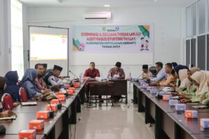 Jumat curhat,wakapolres kep meranti duduk ngopi bareng komunitas babminton selatpanjang