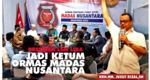 Presiden LSM LIRA, HM.Jusuf Rizal Secara Aklamasi Pimpin Ormas Madas Nusantara 2024-2029