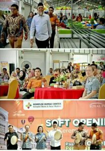 Buka Soft Opening Komplek Dumai Center, Wako: Kita Apresiasi Pasar Modern Perdana Di Kota Dumai Untuk Terus Maju