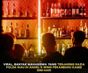 Waduh para pengunjung club Malam berstatus mahasiswa.