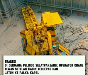 Suryadi korban kecelakaan kerja langsung tewas di tempat