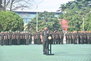 JELANG HARI JUANG TNI AD KOREM 031/WIRABIMA GELAR ZIARAH DI TAMAN MAKAM PAHLAWAN.