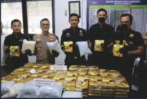 Bea Cukai Bengkalis Gagalkan Penyelundupan 87 Kilo Sabu dan 51.882 Butir Ekstasi