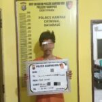 Polsek Kampar Kiri Amankan Pencuri Kotak Infaq Masjid, Cegah Amuk Massa  