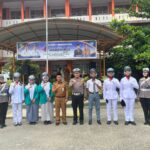Satlantas Polres Kampar Jadi Inspektur Upacara, Sosialisasikan Keselamatan Berlalu Lintas di SMA N 2 Bangkinang Kota