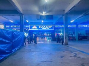 Surat izin operasional Gelper Buck Jump Game City di One di pertanyakan.
