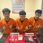 Polres Kampar Berhasil Ungkap Jaringan Narkoba di Lahan PT. Pokphand, 3 Pelaku Diamankan”